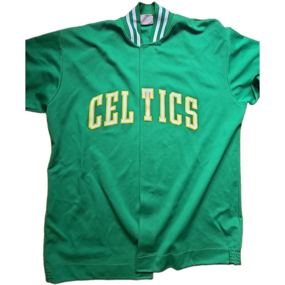 Hardwood Classics Celtics Warmup Jacket Sz 52 Green (NAMEPLATE MISSING)